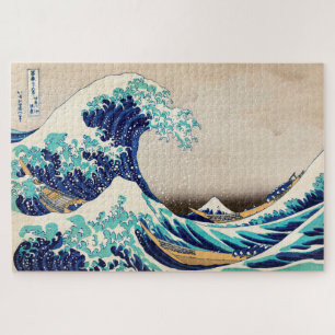 Die große Welle vor Kanagawa Vintage japanische Ku Puzzle