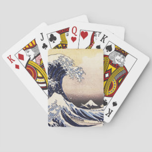 Die große Welle vor Kanagawa Vintage Japanische Ku Spielkarten