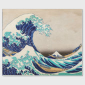 Die große Welle vor Kanagawa Vintager japanischer  Geschenkpapier (Flach)