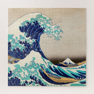 Die große Welle vor Kanagawa Vintager japanischer  Puzzle