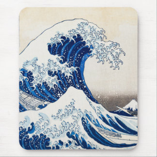 Die große Welle vor Kanagawa - Vintages Japanisch Mousepad