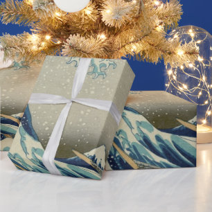 Die große Welle vor Kanagawa von Hokusai Geschenkpapier