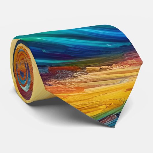 Die Große Welle, Wave off Kanagawa v4 Krawatte (Gerollt)