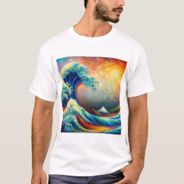 Die Große Welle, Wave off Kanagawa v4 T-Shirt