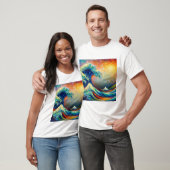 Die Große Welle, Wave off Kanagawa v4 T-Shirt (Unisex)