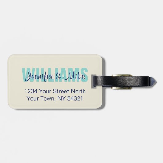 Die große Welle weg vom Gepäckanhänger (Rückseite horizontal)