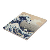 Die große Welle weg von der Bit-Pixel-Kunst Fliese (Seite)