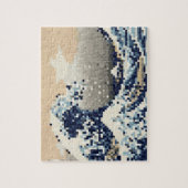 Die große Welle weg von der Bit-Pixel-Kunst Puzzle (Vertikal)