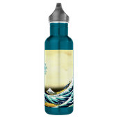 Die große Welle weg von Kanagawa (神奈川沖浪裏) Trinkflasche (Rechts)