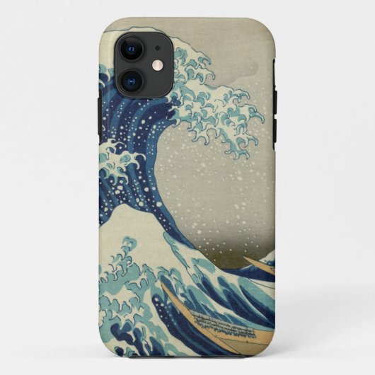 Die große Welle weg von Kanagawa Case-Mate iPhone Hülle (Rückseite)