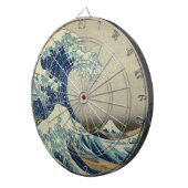 Die große Welle weg von Kanagawa Dartscheibe (Vorderseite rechts)