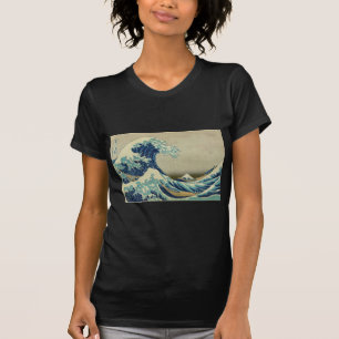 Die große Welle weg von Kanagawa durch Katsushika T-Shirt