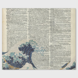 Die große Welle weg von Kanagawa Geschenkpapier