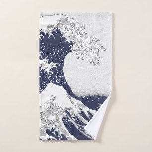 Die große Welle weg von Kanagawa Handtuch