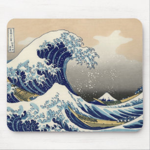 Die große Welle weg von Kanagawa Mousepad