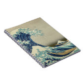 Die große Welle weg von Kanagawa Notizblock (Rechte Seite)