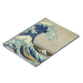 Die große Welle weg von Kanagawa Notizblock (Linke Seite)