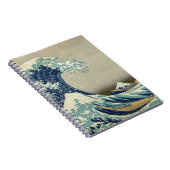 Die große Welle weg von Kanagawa Notizblock (Rechte Seite)