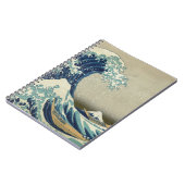 Die große Welle weg von Kanagawa Notizblock (Linke Seite)