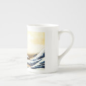 Die große Welle weg von Kanagawa Porzellantasse (Rechts)