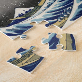 Die große Welle weg von Kanagawa Puzzle (Seite)