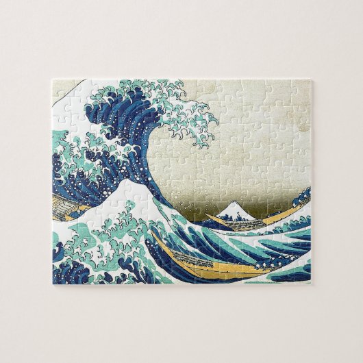 "Die große Welle weg von Kanagawa " Puzzle (Horizontal)