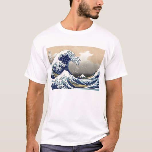Die große Welle weg von Kanagawa T-Shirt (Vorderseite)
