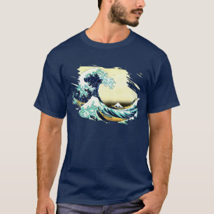 Die große Welle weg von Kanagawa T-Shirt