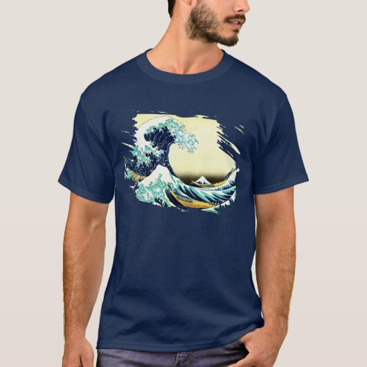 Die große Welle weg von Kanagawa T-Shirt (Vorderseite)
