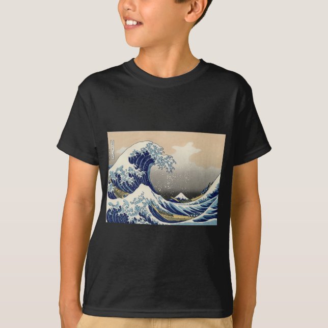 Die große Welle weg von Kanagawa T-Shirt (Vorderseite)