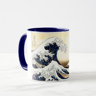 Die große Welle weg von Kanagawa Tasse