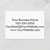 Die große Welle weg von Kanagawa Visitenkarte (Rückseite)