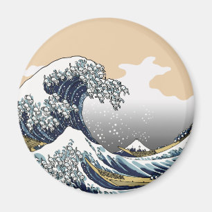 Die große Welle weg von Katagawa Magnet