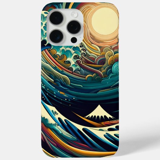 Die große Welle, Welle von Kanagawa v1 Case-Mate iPhone Hülle (Rückseite)