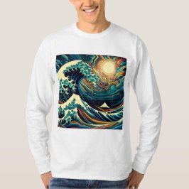 Die große Welle, Welle von Kanagawa v1 T-Shirt
