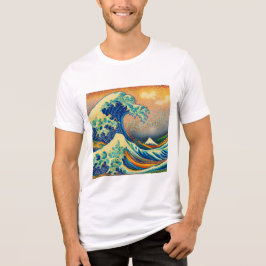 Die Große Welle, Welle von Kanagawa v2 Tri-Blend Shirt
