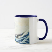 "Die große Wellen-" japanische Malerei von Hokusai