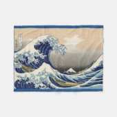 die große Wellendecke Fleecedecke (Vorderseite (Horizontal))