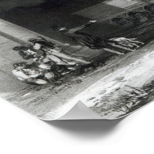 Die Große Western-Bahn, 1846 Poster (Ecke)