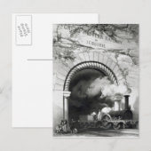 Die Große Western-Bahn, 1846 Postkarte (Vorne/Hinten)