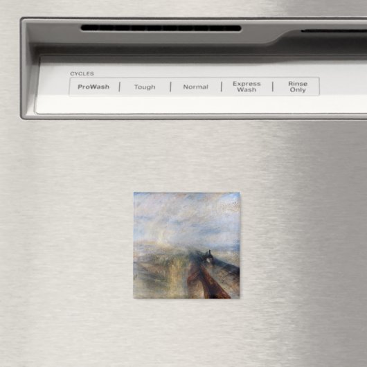 Die Große Western-Bahn, William Turner, 1844 Magnet (In Situ (Geschirrspüler))