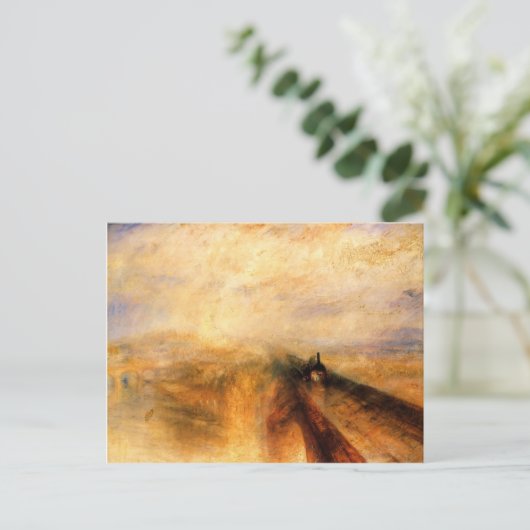 Die Große Western Eisenbahn von William Turner Postkarte (Stehend Vorderseite)
