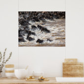 Die große Wildebeest-Kreuzung - Mara River Safari Poster (Küche)