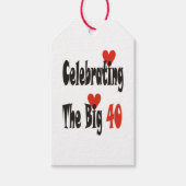 Die großen 40 geschenkanhänger (Vorderseite)