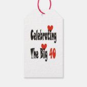 Die großen 40 geschenkanhänger (Rückseite)