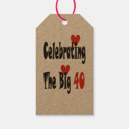 Die großen 40 geschenkanhänger