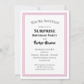 Die großen 50. Geburtstagseinladungen (Rückseite)