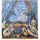 Die großen Bäder des Duschvorhangs Paul Cézanne Duschvorhang (Vorderseite)
