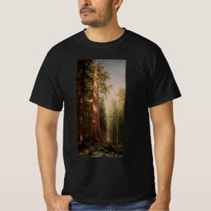 Die großen Bäume, Mariposa Grove, CA von Bierstadt T-Shirt