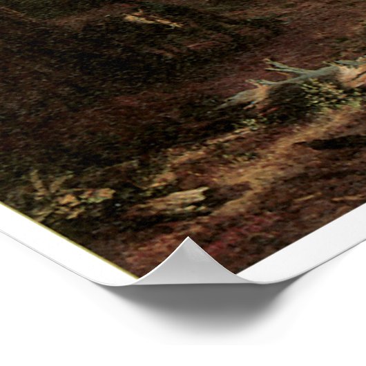 Die großen Bäume Poster (Ecke)